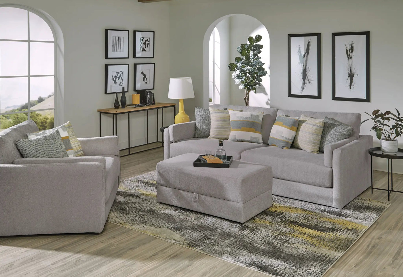 Trevor - Storage Ottoman by Unique Piece Furniture