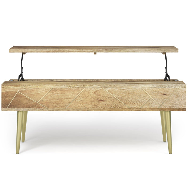 Jager - Lift Top Coffee Table Handcrafted by HouseOfZazla