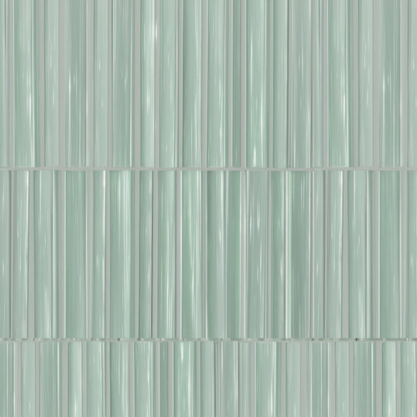 Celadon Glossy Pencil Liner Glass Moldings 1/2x9