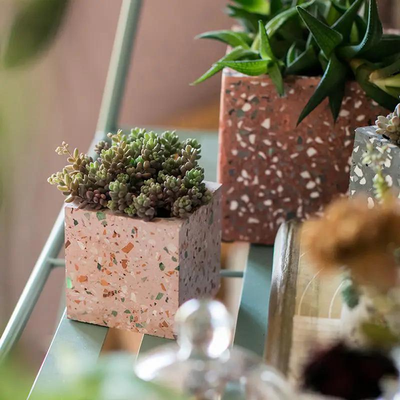 Cement Planter in Various Shape Colors and Sizes by RusticReach