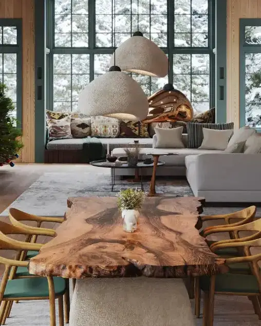 Wabi Sabi Chandeliers - Decorative Stone Textured Pendant Light by Gizz