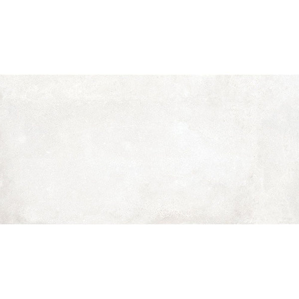 Cemento White Honed Concrete Look Porcelain Tiles 12x24