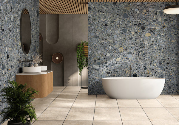 Ceppo Di Alba Polished Marble Slab Random room scene