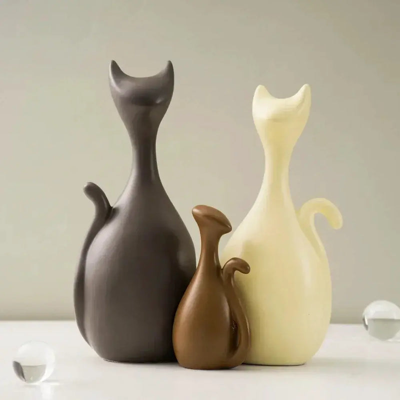 Ceramic Figurines - Modern Ceramic Small by House Of Avana