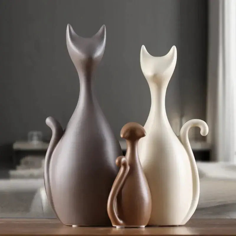 Ceramic Figurines - Modern Ceramic Small by House Of Avana