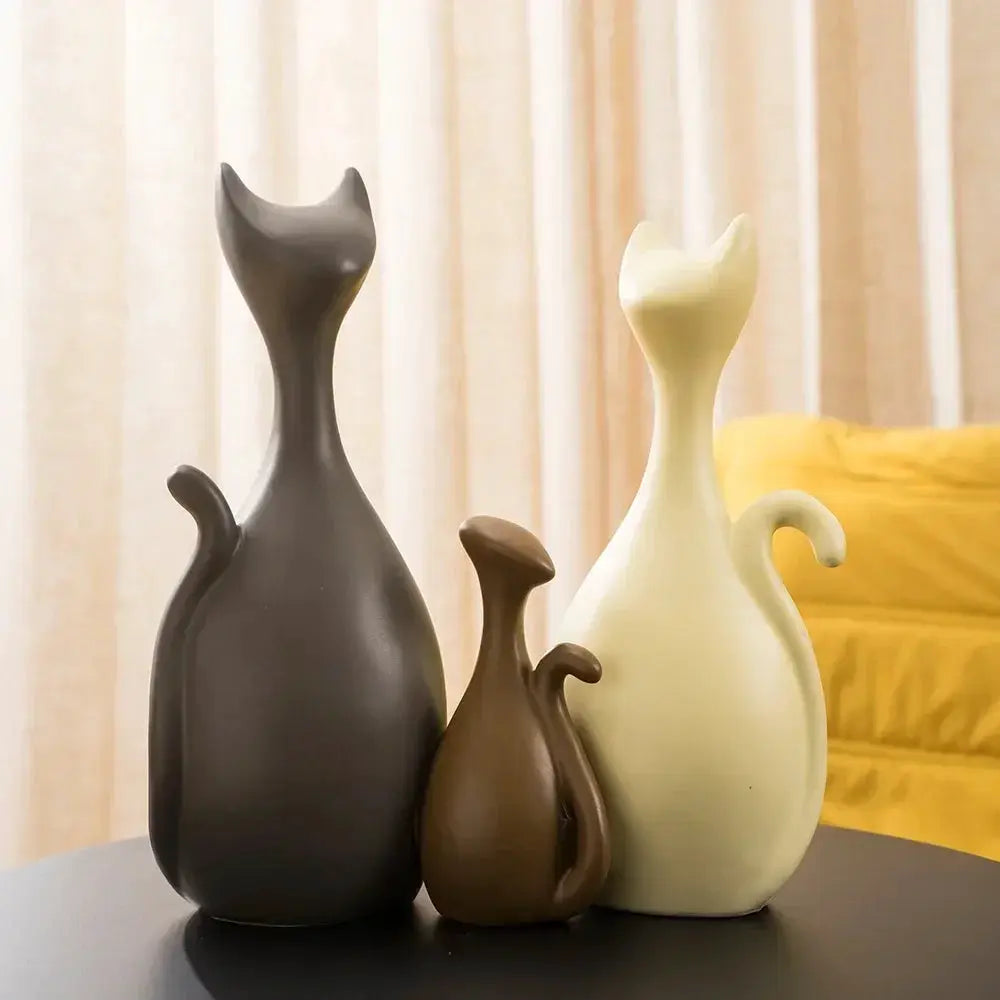 Ceramic Figurines - Modern Ceramic Small by House Of Avana