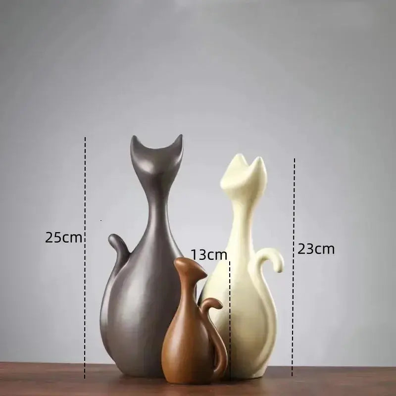 Ceramic Figurines - Modern Ceramic Small by House Of Avana