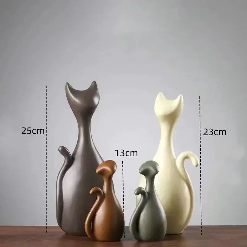Ceramic Figurines - Modern Ceramic Small by House Of Avana