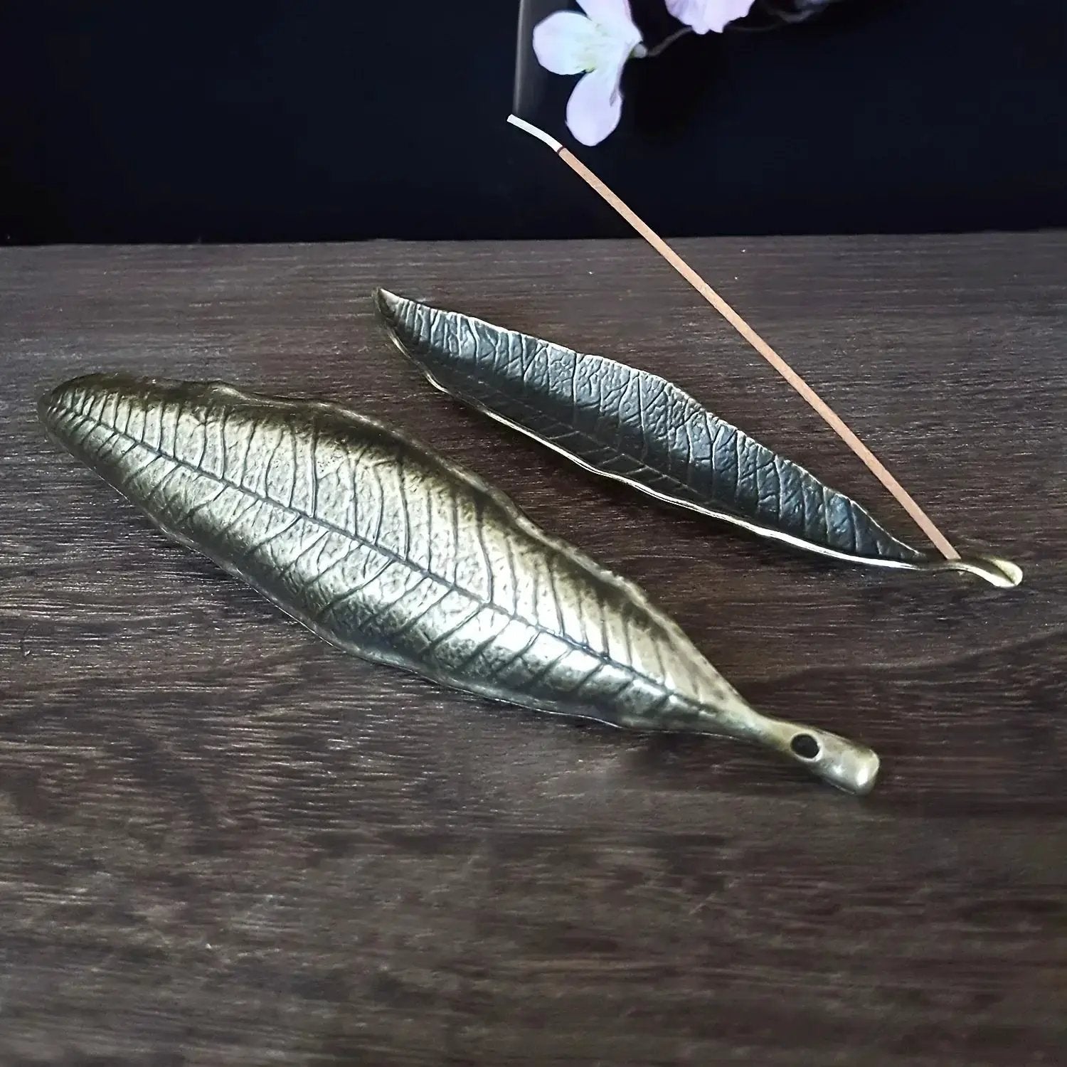 Ceramic Incense Holder - Japanese Tree Leaf Design by House Of Avana