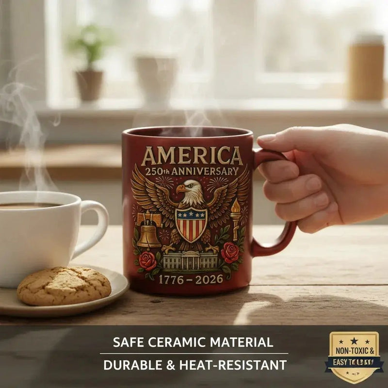 Ceramic Mug - Patriotic Ceramic 14oz by House Of Avana