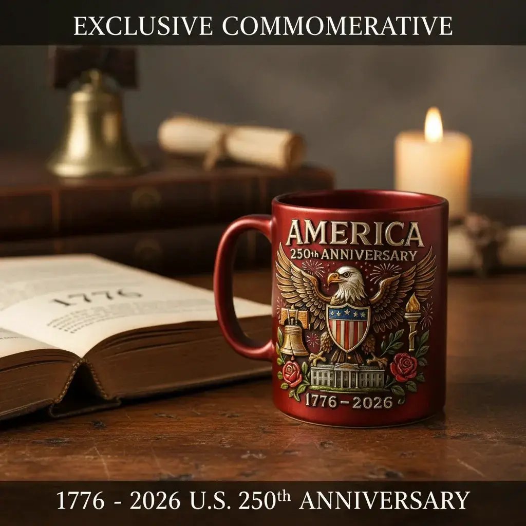 Ceramic Mug - Patriotic Ceramic 14oz by House Of Avana