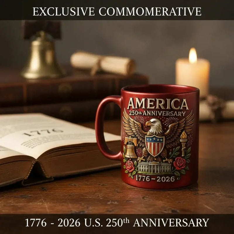Ceramic Mug - Patriotic Ceramic 14oz by House Of Avana