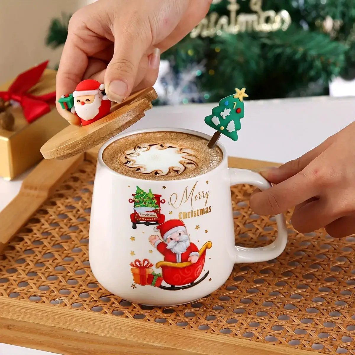 Ceramic Santa Claus Mug - Christmas Gift Set by House Of Avana