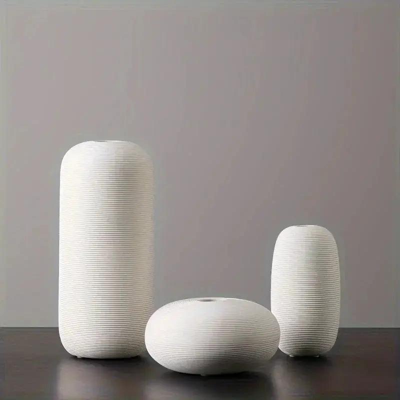Ceramic Scandinavian Vase for Tabletop Flower Arrangement by House Of Avana