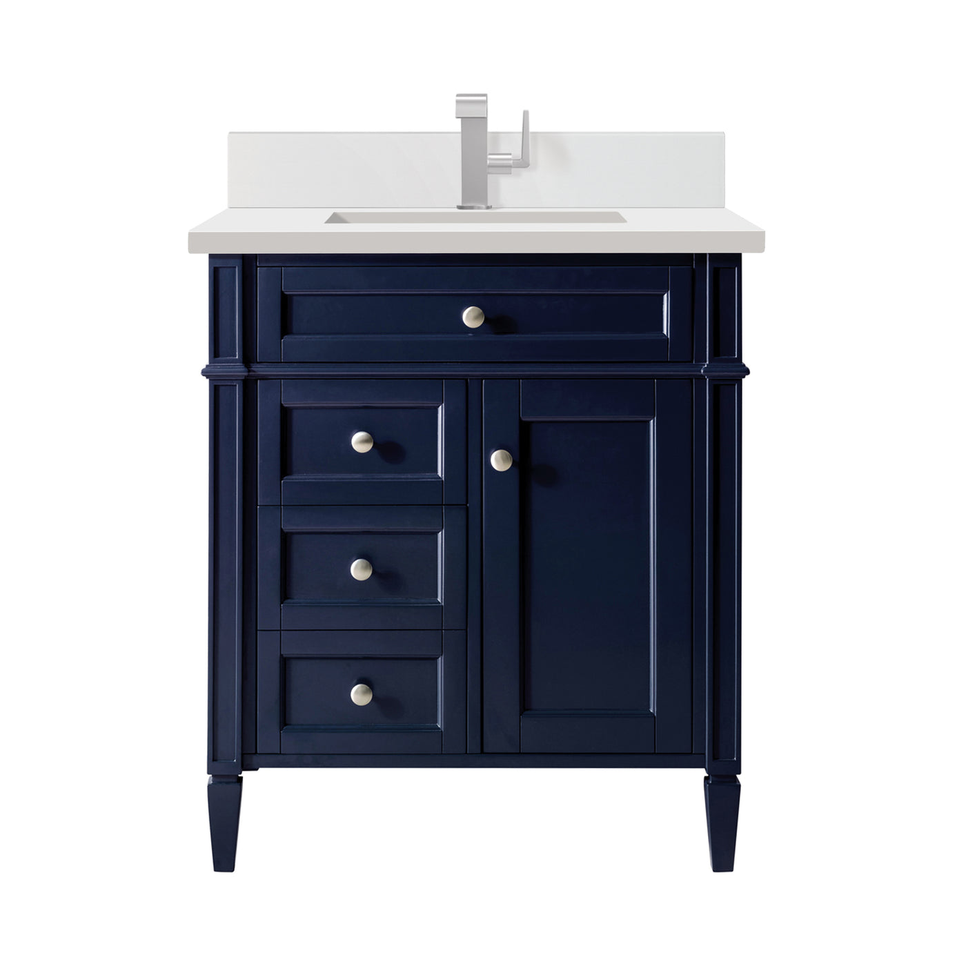 James Martin Brittany 30" Single Bathroom Vanity, Victory Blue, view 18