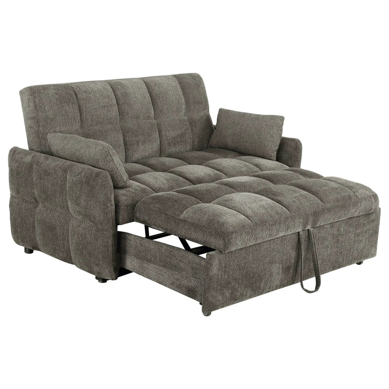 Alvara - Tufted Cushion Pull Out Sleeper Sofa Bed by HouseOfZazla