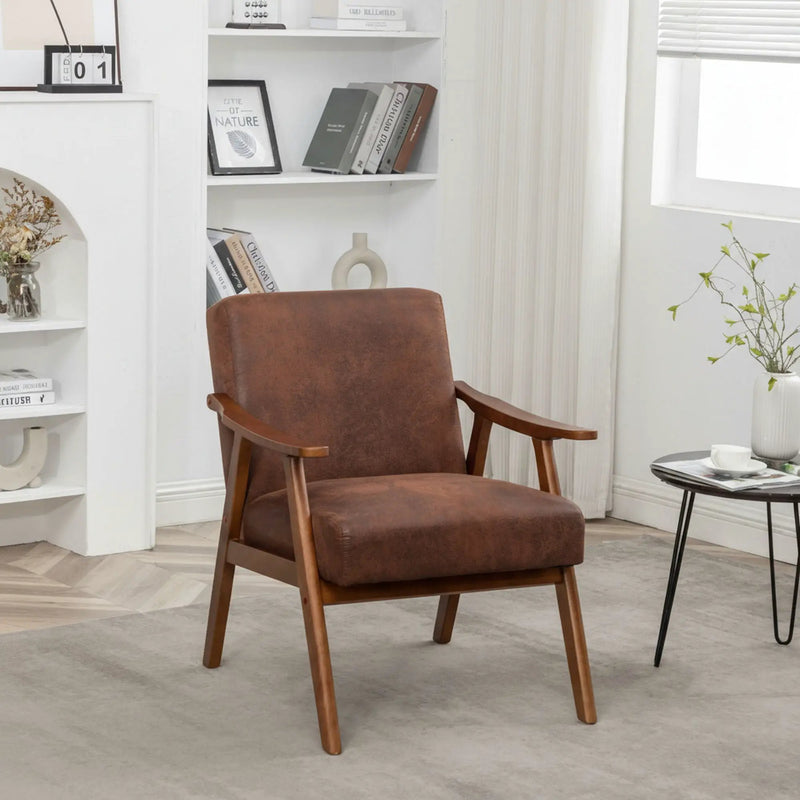 Accent Chair, Classic Mid Century Modern For Extra Seating by HouseOfZazla