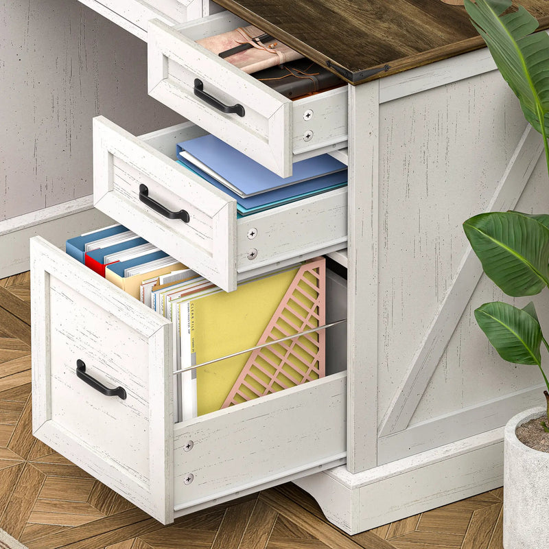 58" Farmhouse Executive Desk by HouseOfZazla