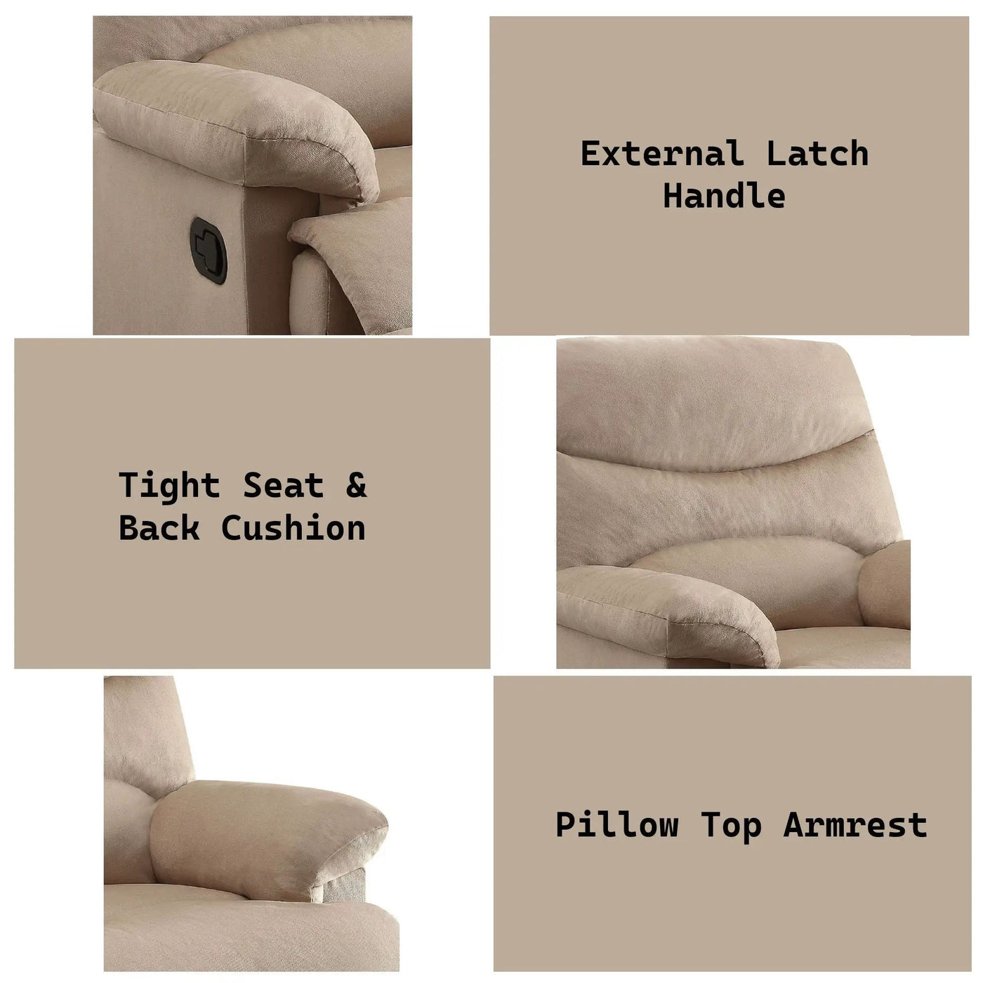 Arcadia - Woven Motion Recliner by Unique Piece Furniture