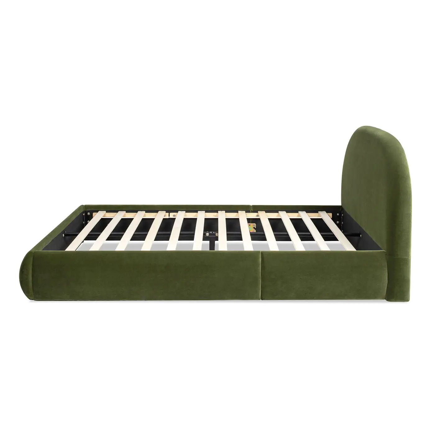 Archie Puffy Grounded - Upholstered Platform Bed by HouseOfZazla