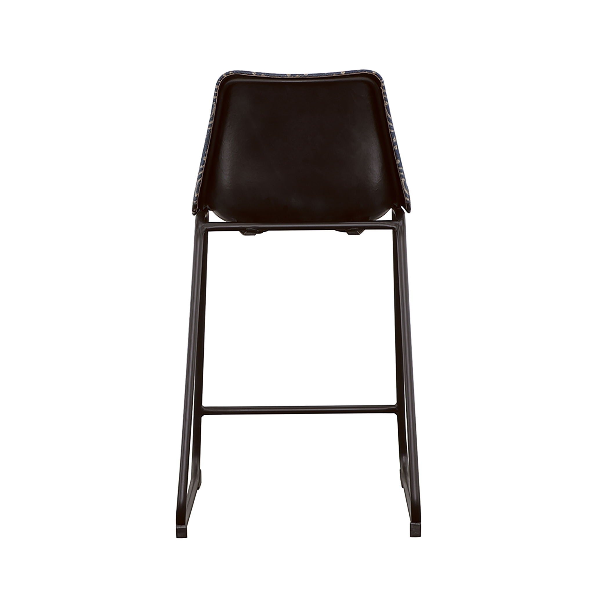 Claire - Canvas Upholstered Counter Chair (Set of 2) - Blue by HouseOfZazla