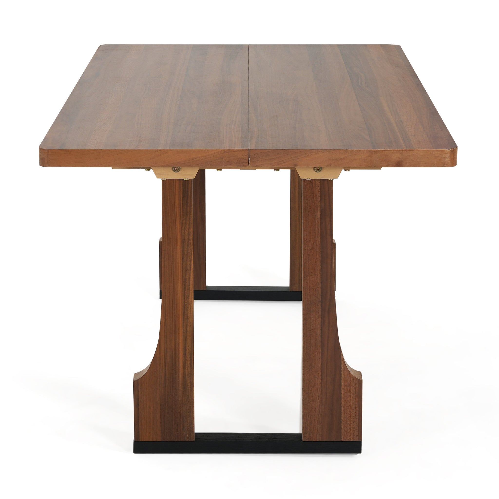 63" Rectangular Dining Table (Walnut) by HouseOfZazla