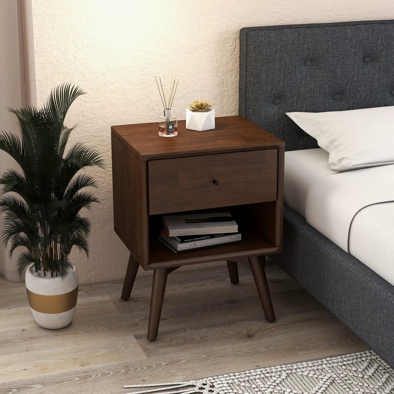 Caroline - Night Stand - Brown by HouseOfZazla