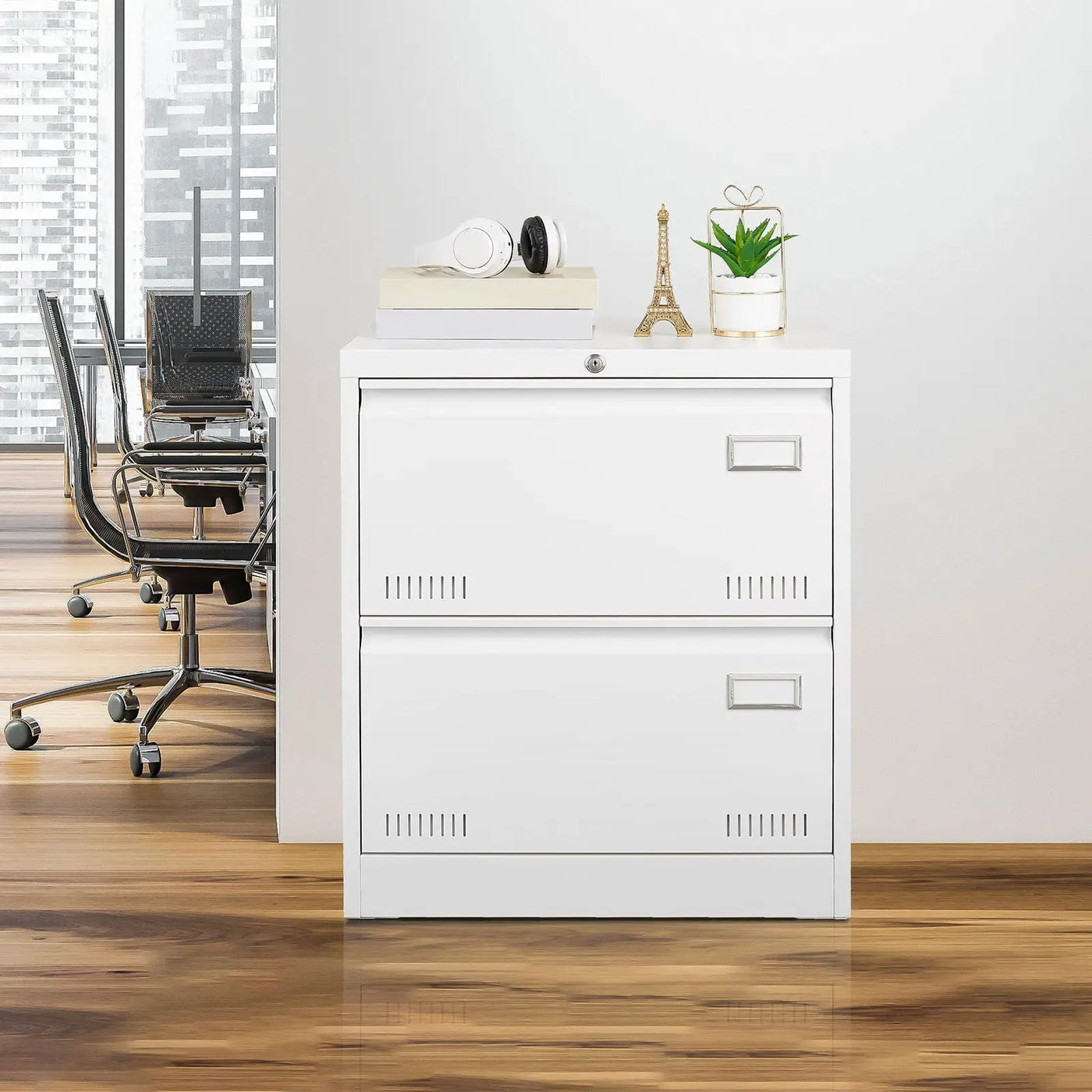 Filing Cabinet Lateral File Cabinet 3 Drawer, Locking Metal File Cabinets Three Drawer, Office Filing Cabinet With Lock Drawers For Home Office by HouseOfZazla