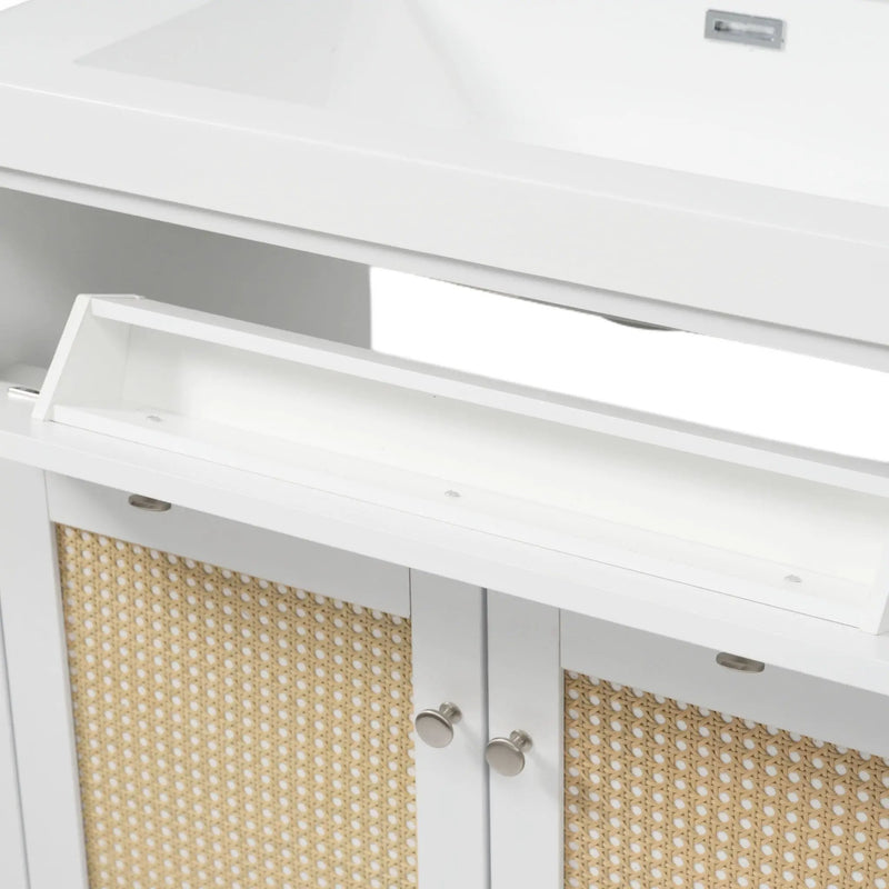 Bathroom Vanity With Double Sink, Large Storage Space by HouseOfZazla