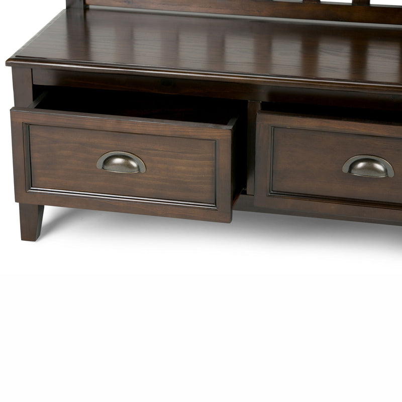 Burlington - Entryway Storage Bench With Drawers by HouseOfZazla