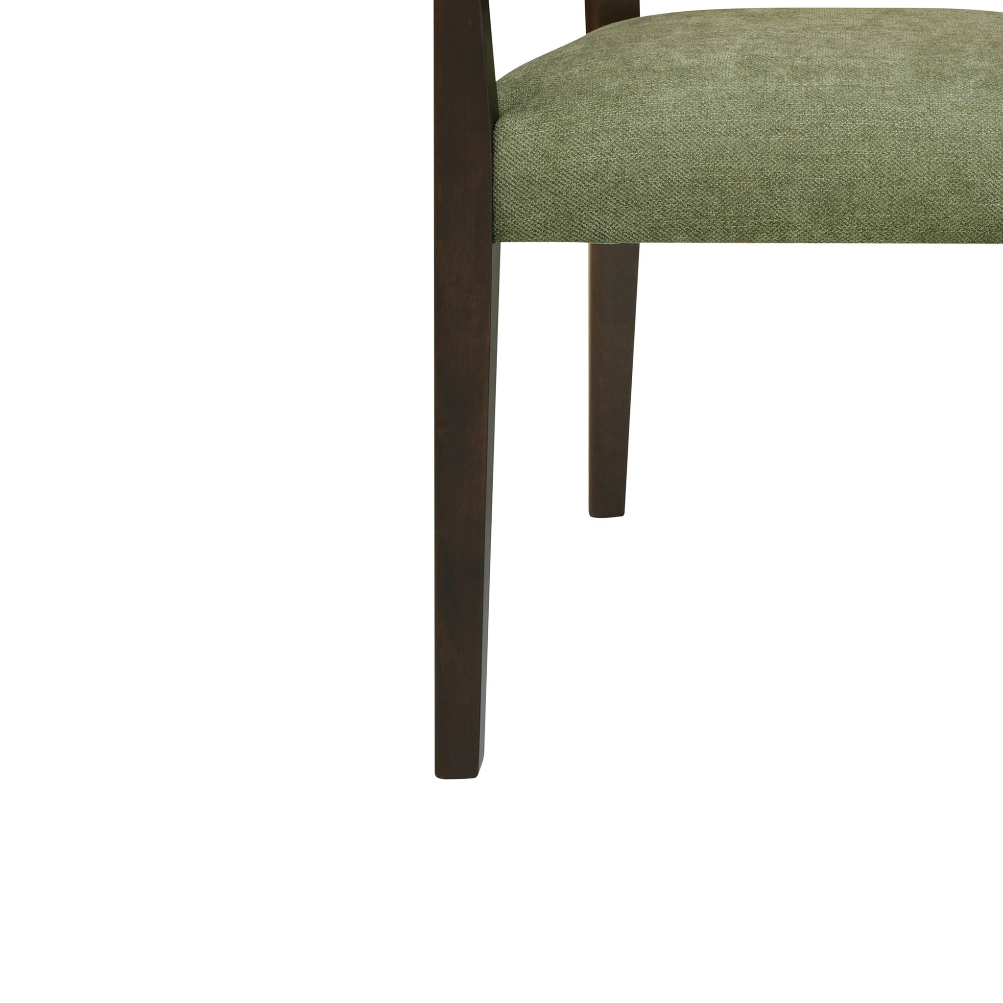 Mid Century Modern Arm Dining Chair Set With Rattan Backrest by HouseOfZazla