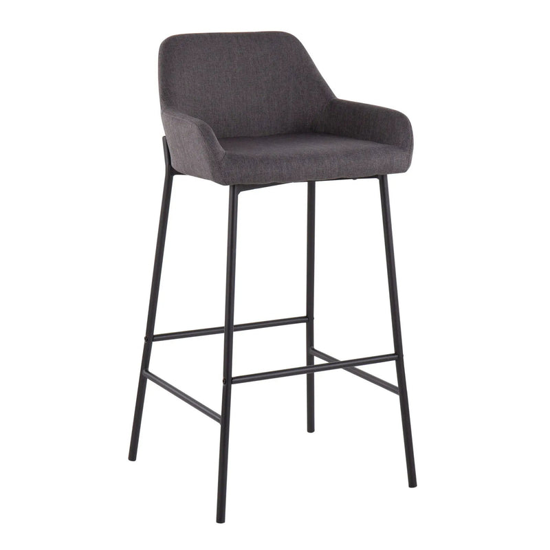 Daniella - Industrial Fixed Height Bar Stool (Set of 2) by Unique Piece Furniture