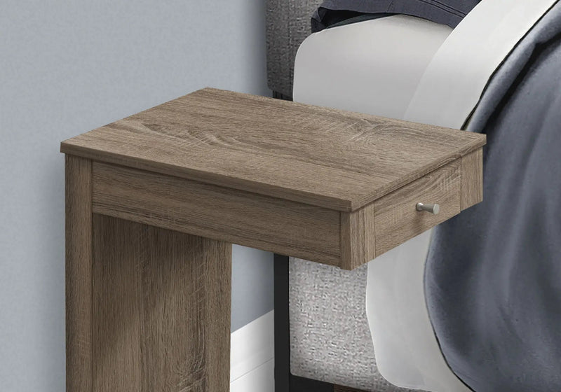 Accent Table, C - Shaped Contemporary & Modern - Taupe by Unique Piece Furniture