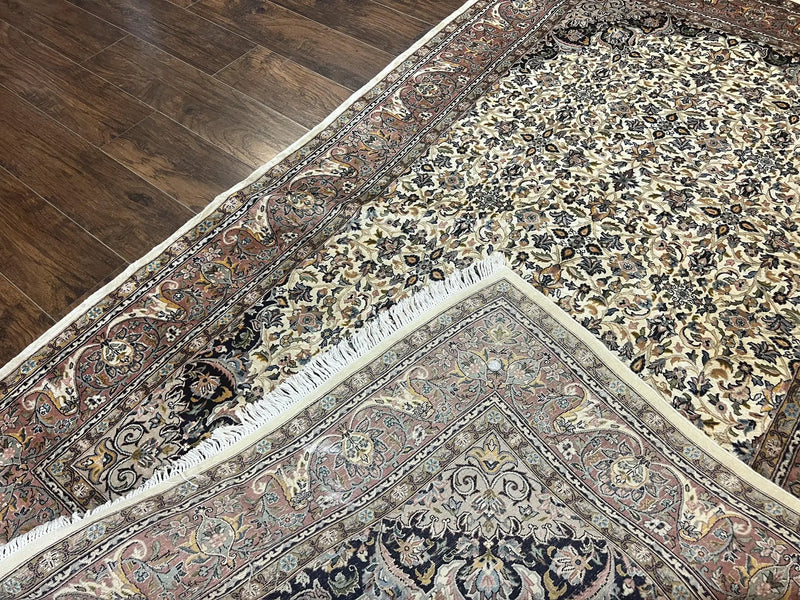 Pak Persian Rug 5x8, Handmade Wool Oriental Carpet, Vintage Rug, Floral Allover, Very Fine 320 KPSI by Jewel Rugs