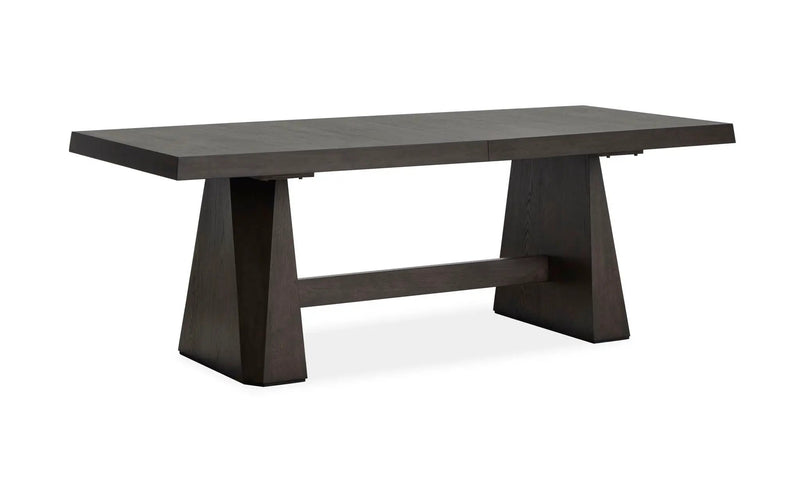 Tauren - Extendable Double Pedestal Dining Table - Coffee Bean by Unique Piece Furniture