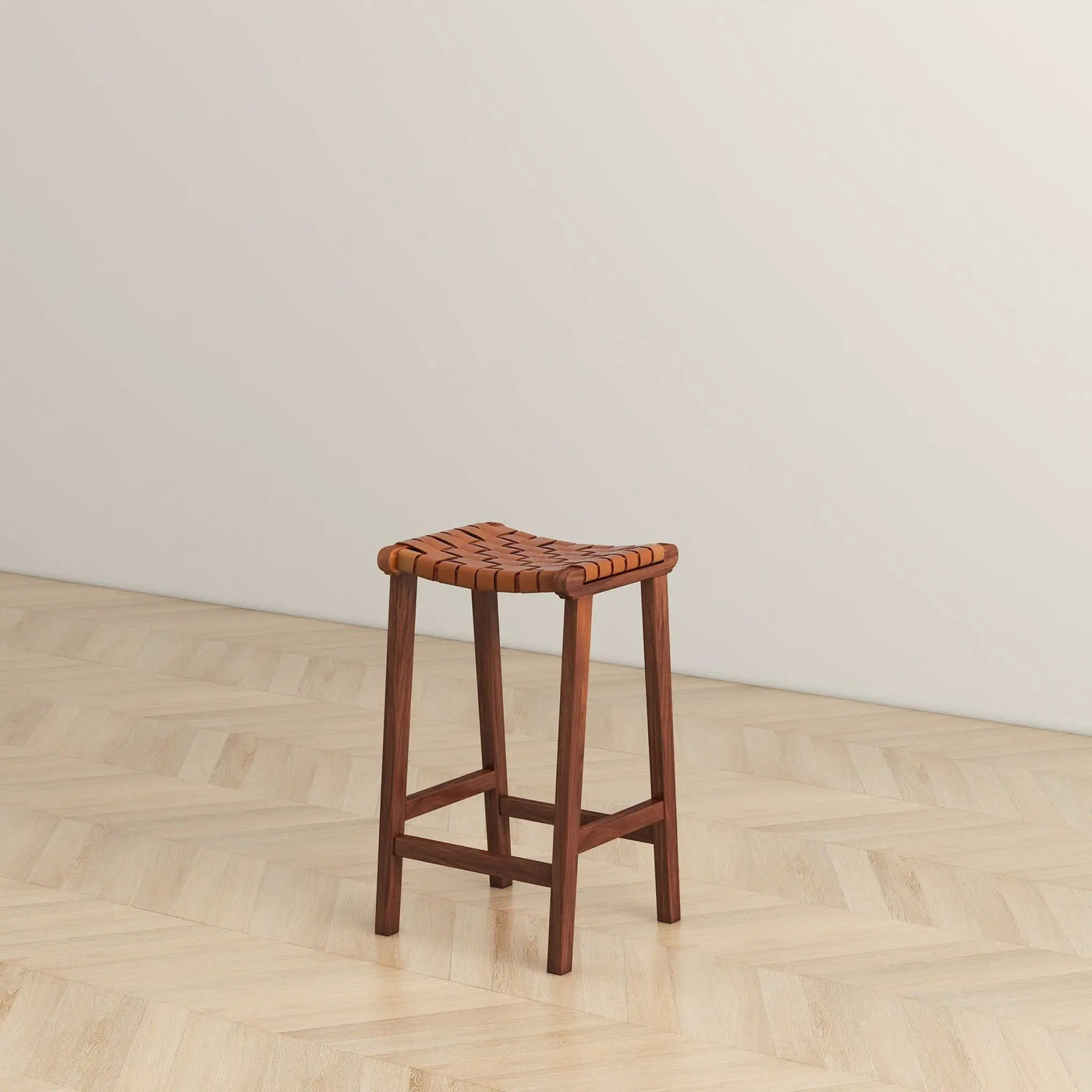 James - Mid-Century Modern Genuine Counter Stool by Unique Piece Furniture