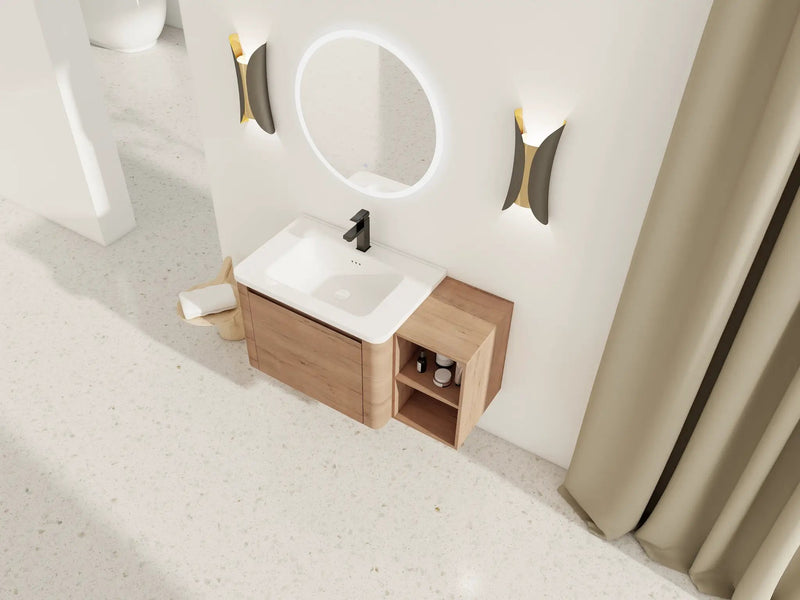 40'' Wall-Mounted Bathroom Vanity by HouseOfZazla