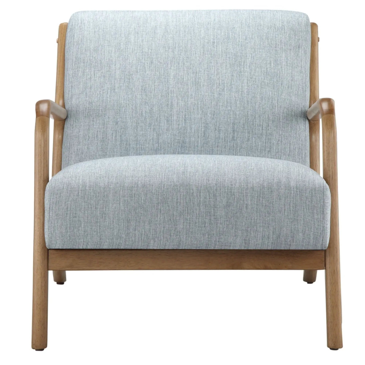Mid-Century Style Lounge Chair With Upholstered Seat by Unique Piece Furniture