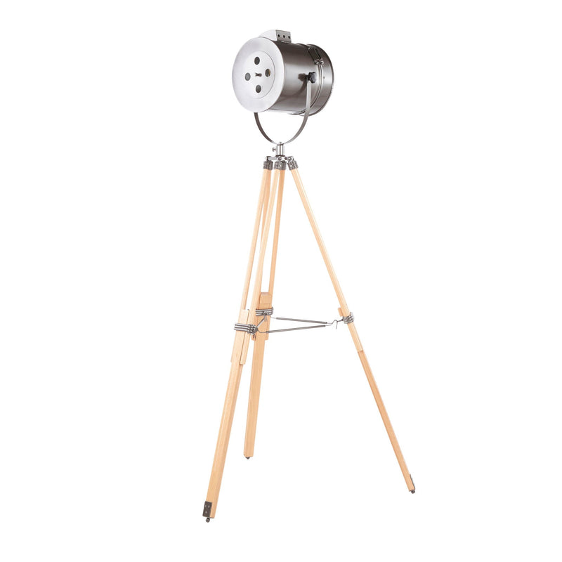 Ahoy - Industrial Floor Lamp - Natural / Antique by HouseOfZazla