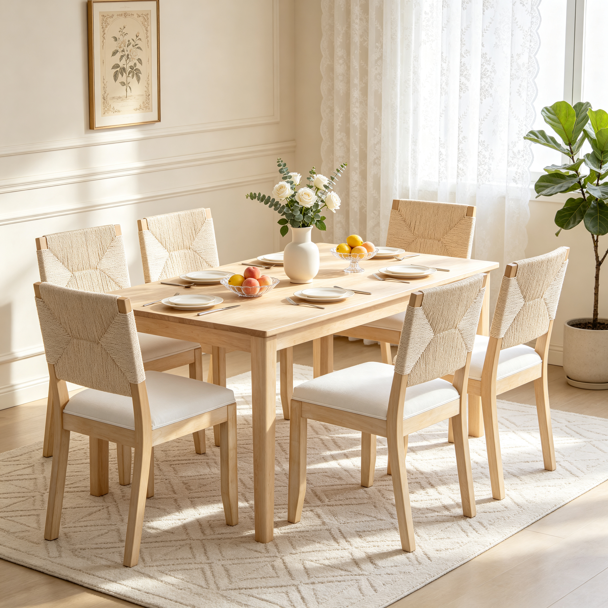 French Country Dining Chairs Set of 2 by HouseOfZazla