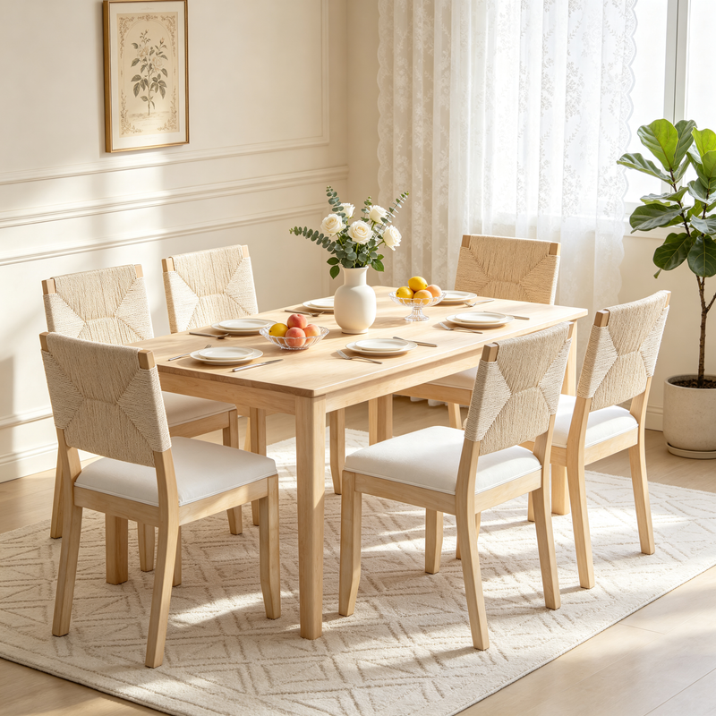 French Country Dining Chairs Set of 2 by HouseOfZazla