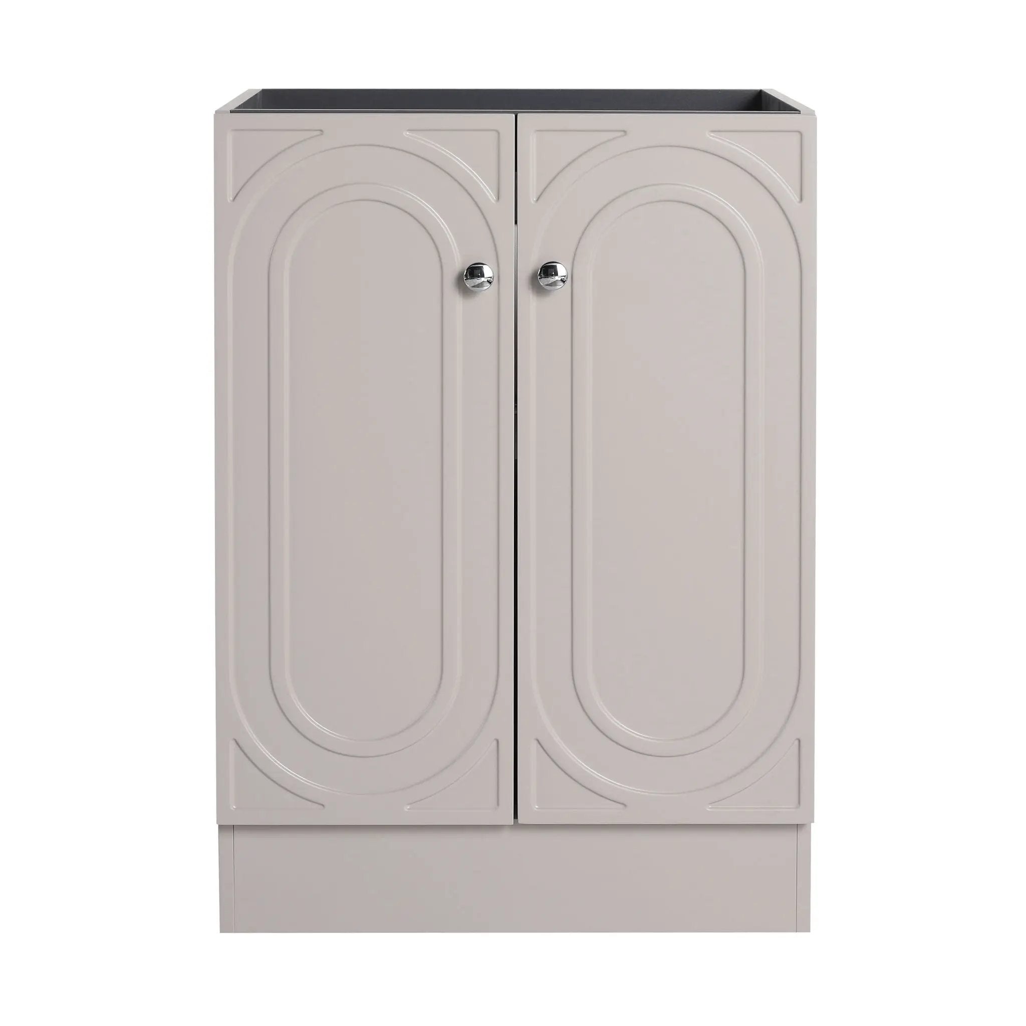 Modern Freestanding Bathroom Vanity With Soft Close Cabinet Doors by HouseOfZazla