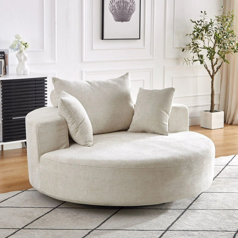 Swivel Chair With Rotating Base For Living Room by HouseOfZazla