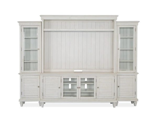Newport - Entertainment Wall - Alabaster
