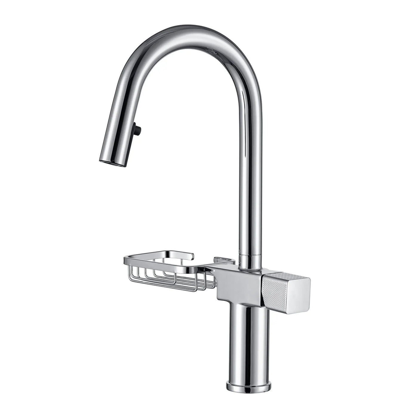 Cincosky - High Arc Pull Down Kitchen Faucet, Single Hole by HouseOfZazla