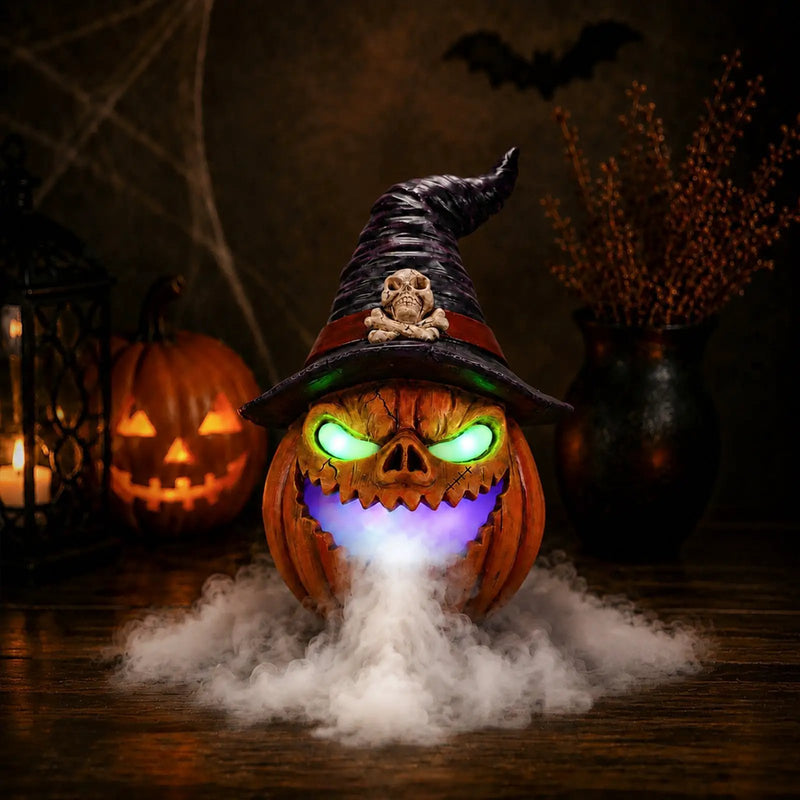 Halloween Jack-O'-Lantern Pumpkin Mist Sprayer Ornament by HouseOfZazla