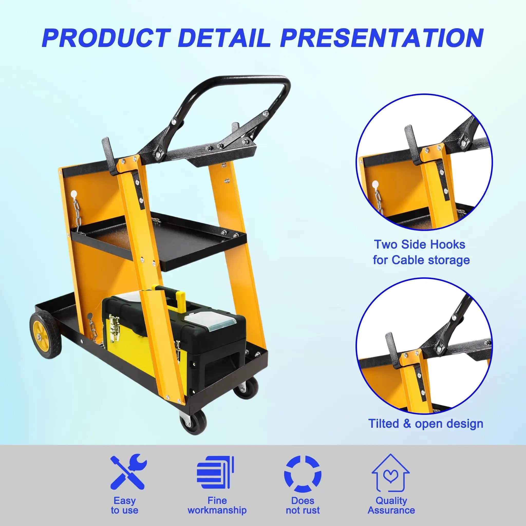 Multi Function 3 Tier Welding Cart by HouseOfZazla