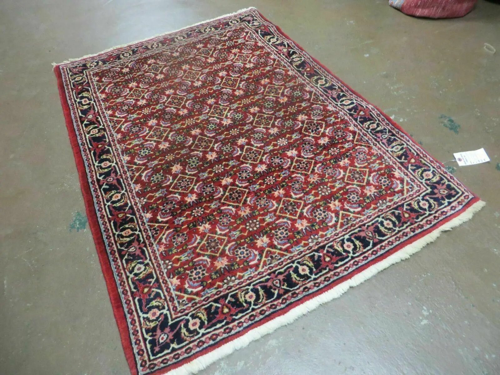3' X 5' Handmade Knotted Indian Amritsar Floral Oriental Wool Red Rug Organic Nice by Jewel Rugs