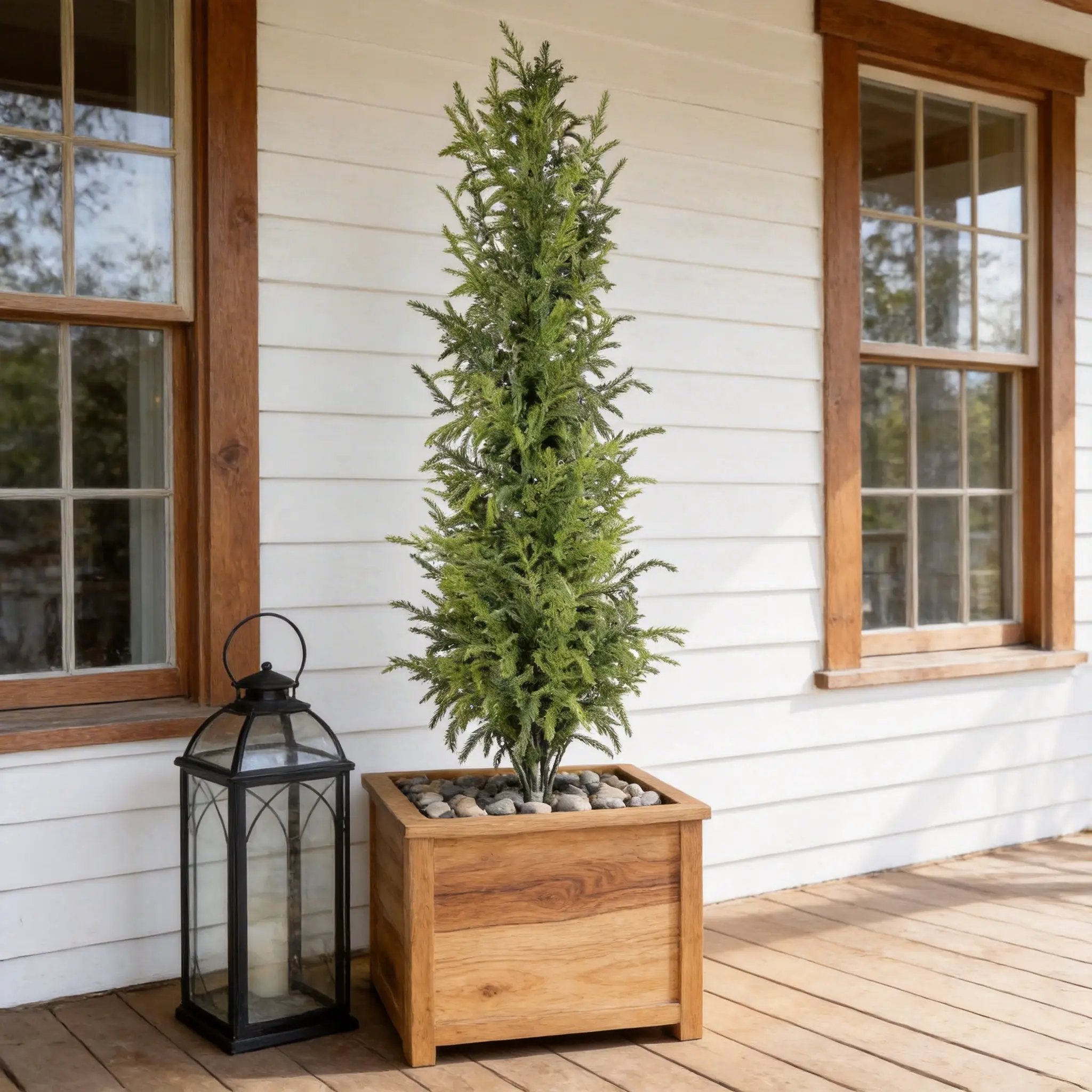 4' Artificial Real Touch Pine Tree by HouseOfZazla