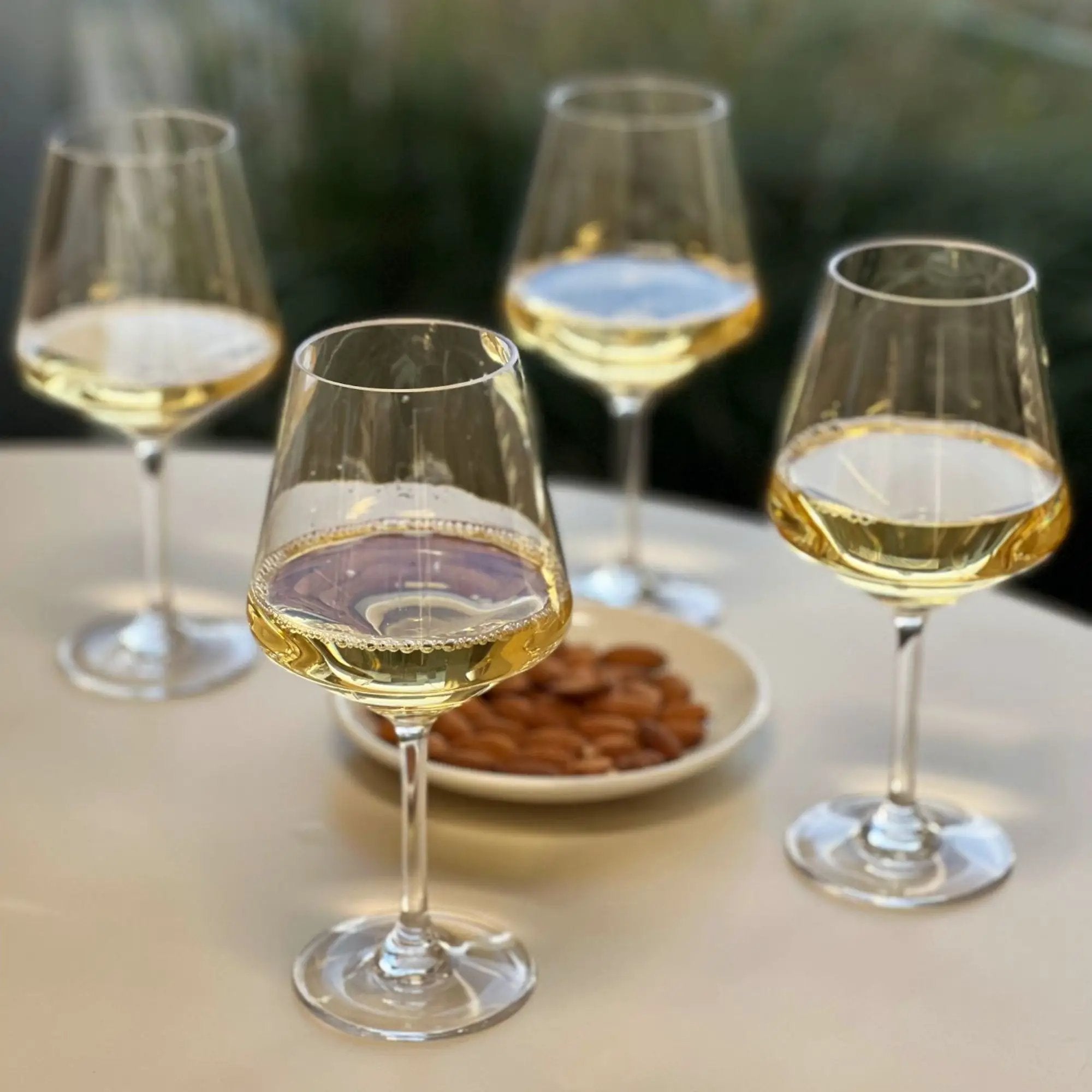 Tritan Lexington - Leadingware Wine Glass Set, Unbreakable 15Oz Bpa Free Plastic Wine Glasses (Set of 4) - Clear by HouseOfZazla